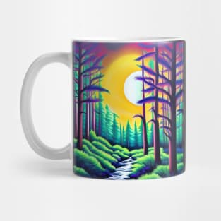 Beautiful Forest Moonlight Mug